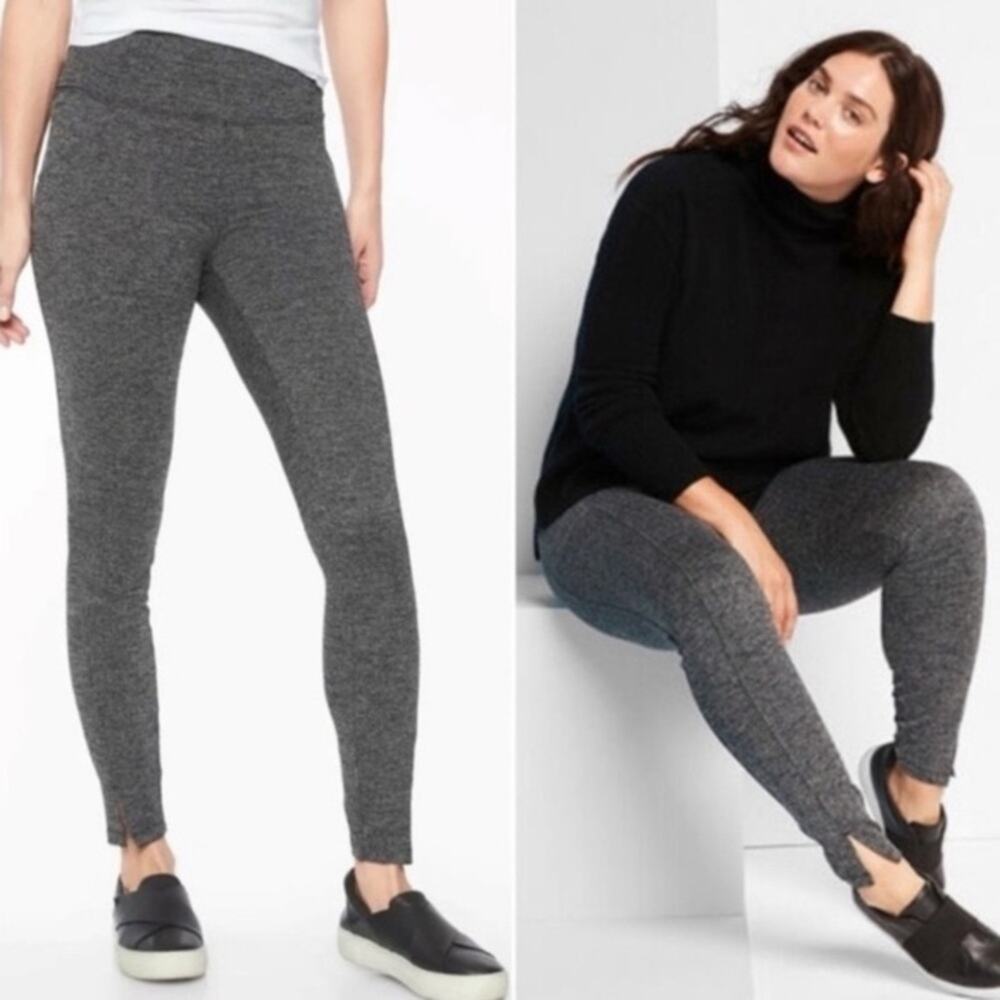 Athleta Herringbone Mercer Tight Pull On High Waisted Pants Size Small
